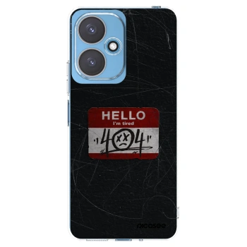 Picasee silikonski prozorni ovitek za Xiaomi Redmi 13C 5G - HELLO 404