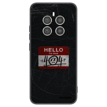 Picasee silikonski črni ovitek za Realme 12 Pro 5G - HELLO 404