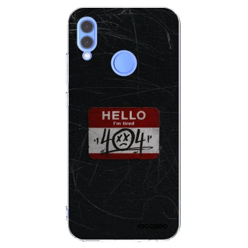 Picasee silikonski prozorni ovitek za Honor 10 Lite - HELLO 404