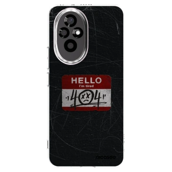 Picasee silikonski prozorni ovitek za Honor 200 5G - HELLO 404
