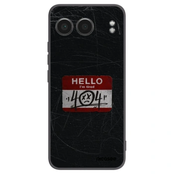 Picasee silikonski črni ovitek za OnePlus Nord 4 - HELLO 404