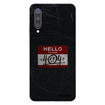 Picasee silikonski prozorni ovitek za Xiaomi Mi 9 - HELLO 404