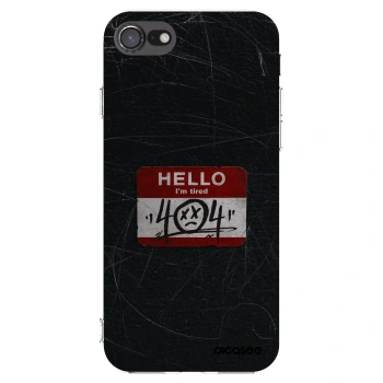 Picasee silikonski prozorni ovitek za Apple iPhone 7 - HELLO 404