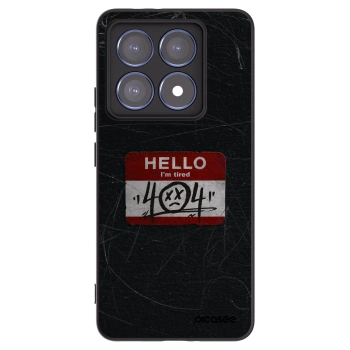 Picasee silikonski črni ovitek za Xiaomi 14T Pro - HELLO 404