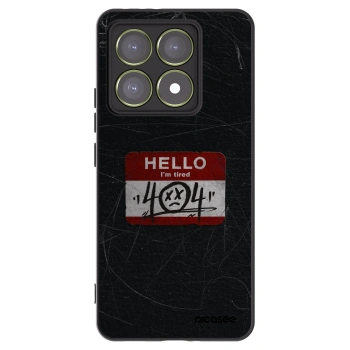Picasee silikonski črni ovitek za Xiaomi 14T - HELLO 404