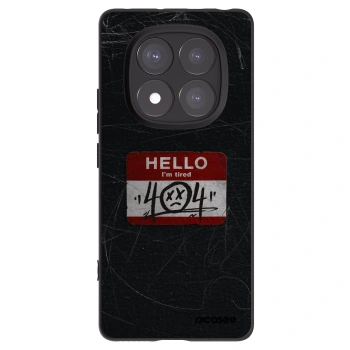 Picasee silikonski črni ovitek za Xiaomi Redmi Note 14 Pro 5G - HELLO 404