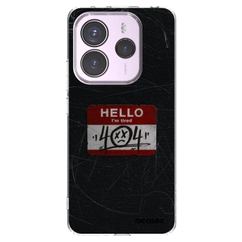 Picasee silikonski prozorni ovitek za Xiaomi Redmi Note 14 5G - HELLO 404