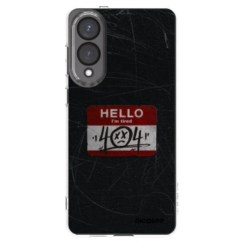 Picasee silikonski prozorni ovitek za Samsung Galaxy S25 Edge 5G - HELLO 404