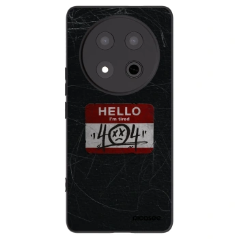 Picasee silikonski črni ovitek za Honor Magic7 Lite 5G - HELLO 404