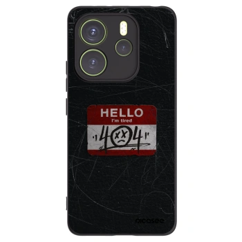 Picasee silikonski črni ovitek za Xiaomi Redmi Note 14 4G - HELLO 404