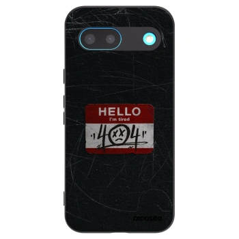 Picasee silikonski črni ovitek za Google Pixel 8 - HELLO 404