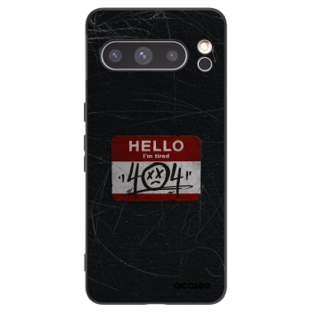 Picasee silikonski črni ovitek za Google Pixel 8 Pro - HELLO 404