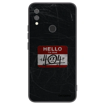 Picasee silikonski črni ovitek za Xiaomi Redmi Note 7 - HELLO 404