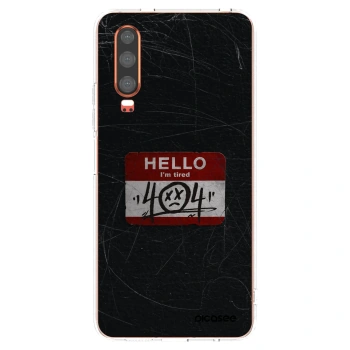 Picasee silikonski prozorni ovitek za Huawei P30 - HELLO 404