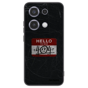 Picasee silikonski črni ovitek za Xiaomi Redmi Note 14S - HELLO 404