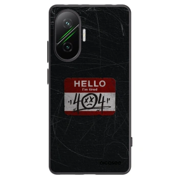 Picasee silikonski črni ovitek za Xiaomi Poco F7 5G - HELLO 404