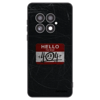 Picasee silikonski črni ovitek za OnePlus 13 5G - HELLO 404