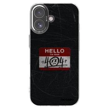 Picasee silikonski prozorni ovitek za Apple iPhone 17 - HELLO 404