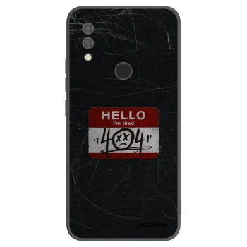 Picasee silikonski črni ovitek za Xiaomi Redmi 7 - HELLO 404