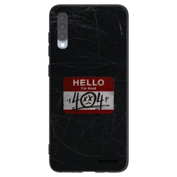 Picasee silikonski črni ovitek za Samsung Galaxy A70 A705F - HELLO 404