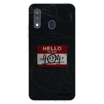 Picasee silikonski prozorni ovitek za Samsung Galaxy A40 A405F - HELLO 404