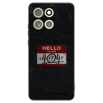 Picasee silikonski črni ovitek za Motorola Moto G86 5G - HELLO 404