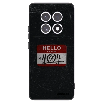 Picasee silikonski črni ovitek za Xiaomi Redmi Note 15 - HELLO 404