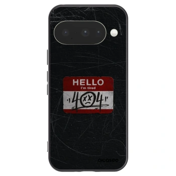 Picasee silikonski črni ovitek za Google Pixel 10 - HELLO 404