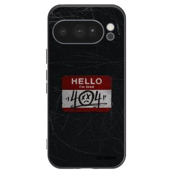 Picasee silikonski črni ovitek za Google Pixel 10 Pro - HELLO 404