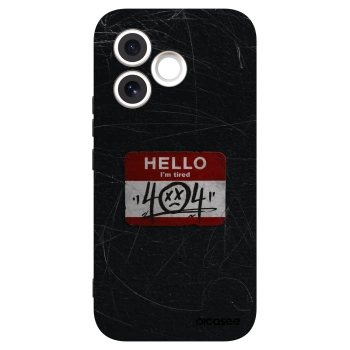 Picasee silikonski črni ovitek za Honor 600 Lite - HELLO 404