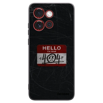 Picasee silikonski črni ovitek za Motorola Edge 60 Neo 5G - HELLO 404