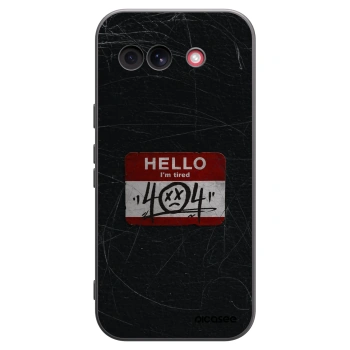 Picasee silikonski črni ovitek za Google Pixel 10a - HELLO 404
