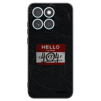 Picasee silikonski črni ovitek za Motorola Edge 70 Fusion - HELLO 404