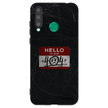 Picasee silikonski črni ovitek za Honor 20 Lite - HELLO 404