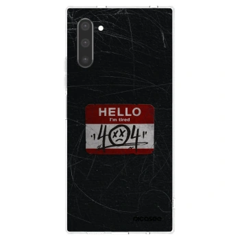 Picasee silikonski prozorni ovitek za Samsung Galaxy Note 10 N970F - HELLO 404