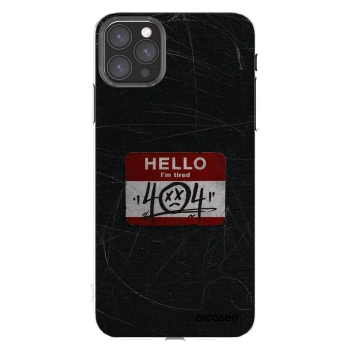 Picasee silikonski prozorni ovitek za Apple iPhone 11 Pro Max - HELLO 404