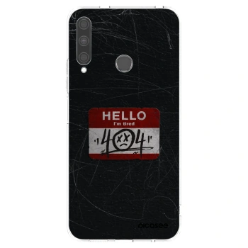 Picasee silikonski prozorni ovitek za Huawei P40 Lite E - HELLO 404