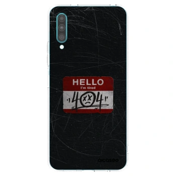 Picasee silikonski prozorni ovitek za Samsung Galaxy A30s A307F - HELLO 404