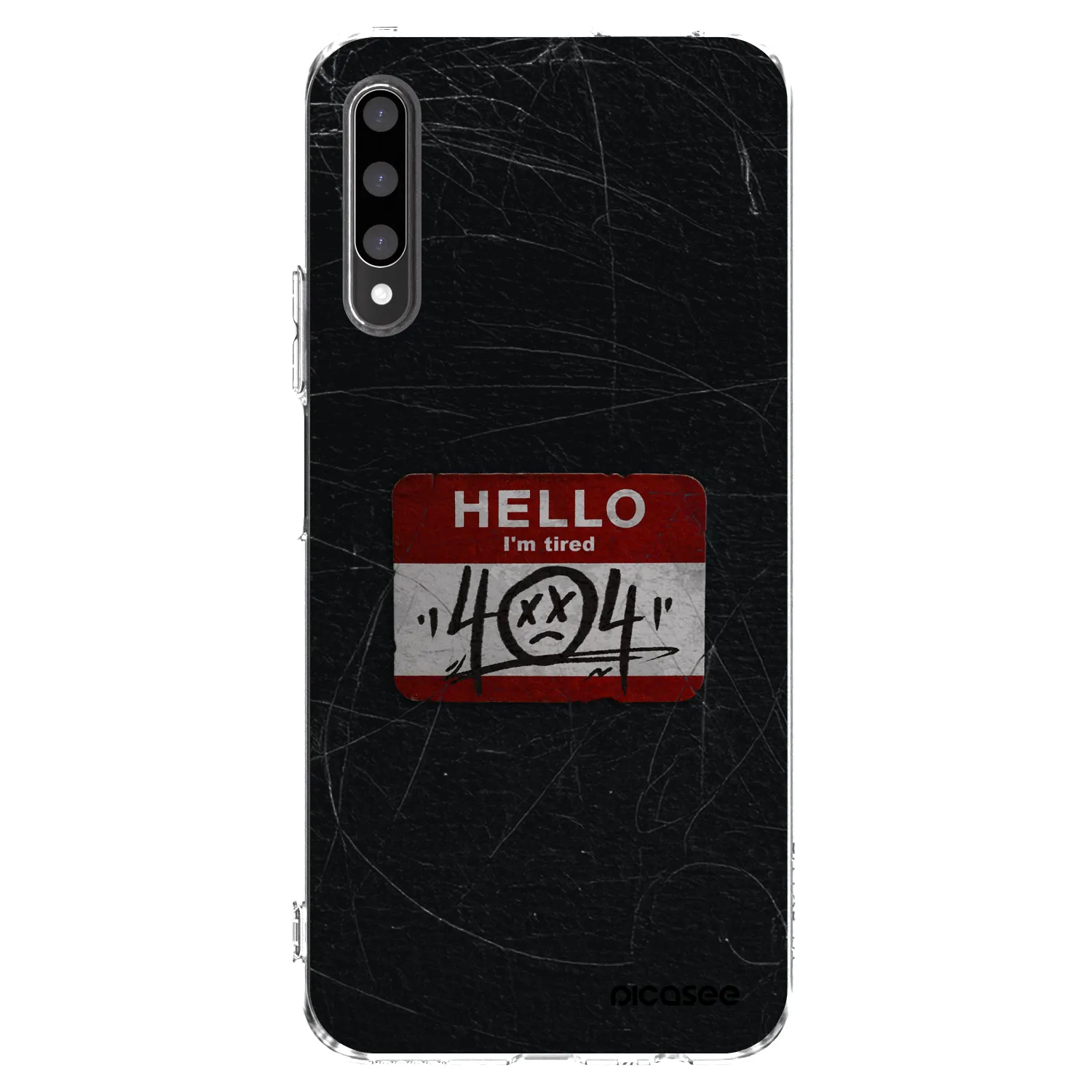 Picasee silikonski prozorni ovitek za Honor 9X Pro - HELLO 404