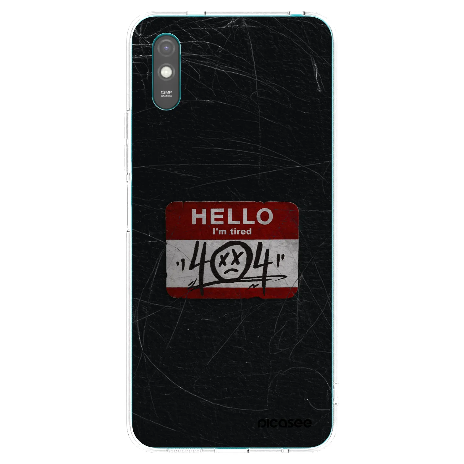 Picasee silikonski prozorni ovitek za Xiaomi Redmi 9A - HELLO 404