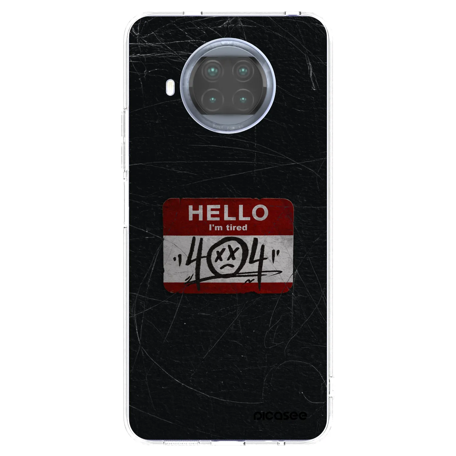 Picasee silikonski prozorni ovitek za Xiaomi Mi 10T Lite - HELLO 404