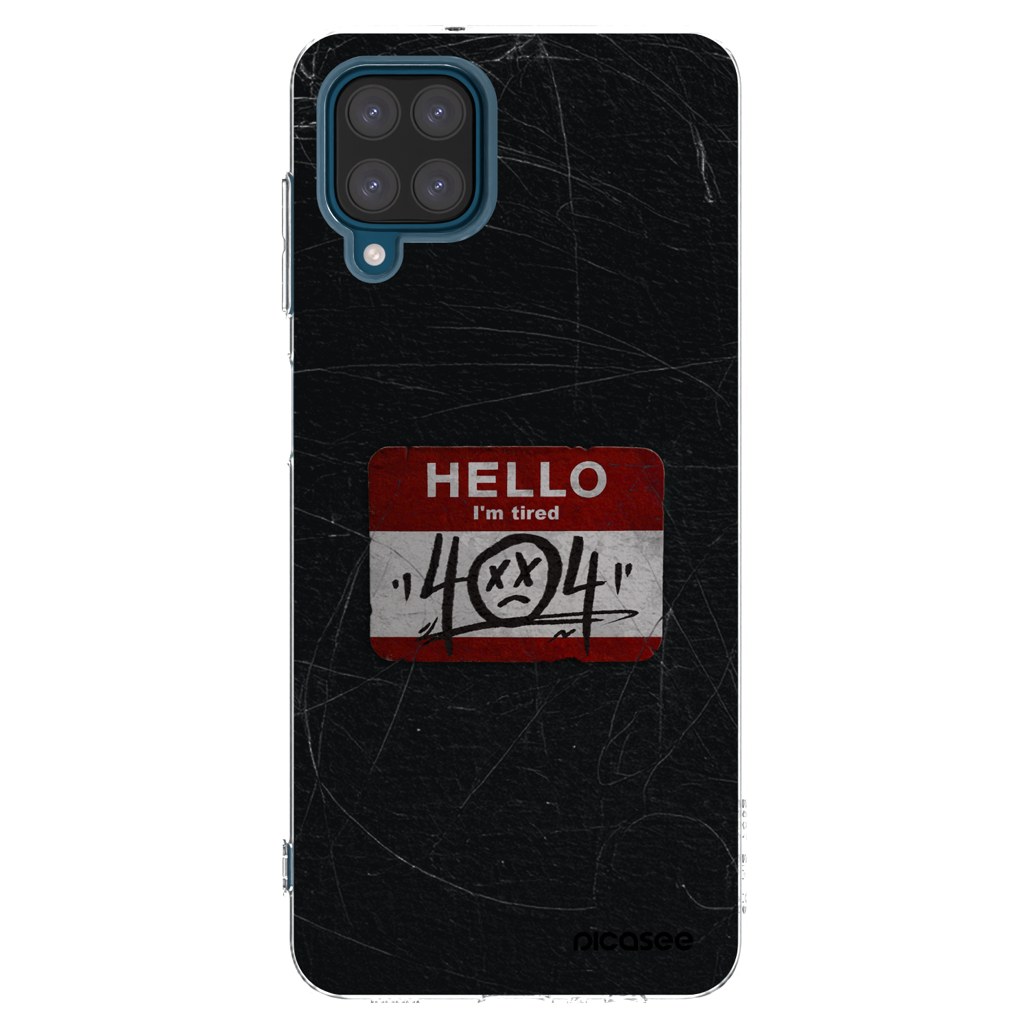 Picasee silikonski prozorni ovitek za Samsung Galaxy A12 A125F - HELLO 404