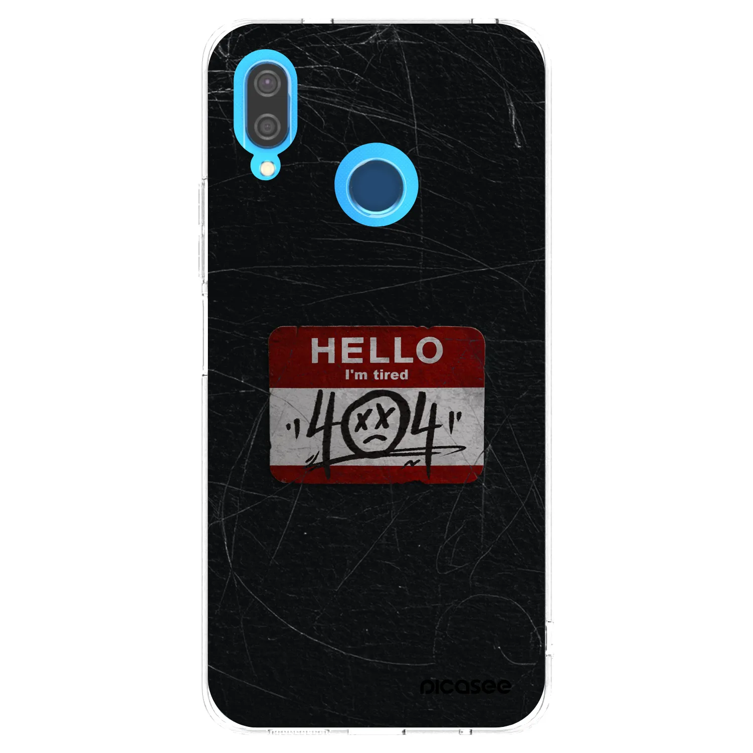Picasee silikonski prozorni ovitek za Huawei P20 Lite - HELLO 404
