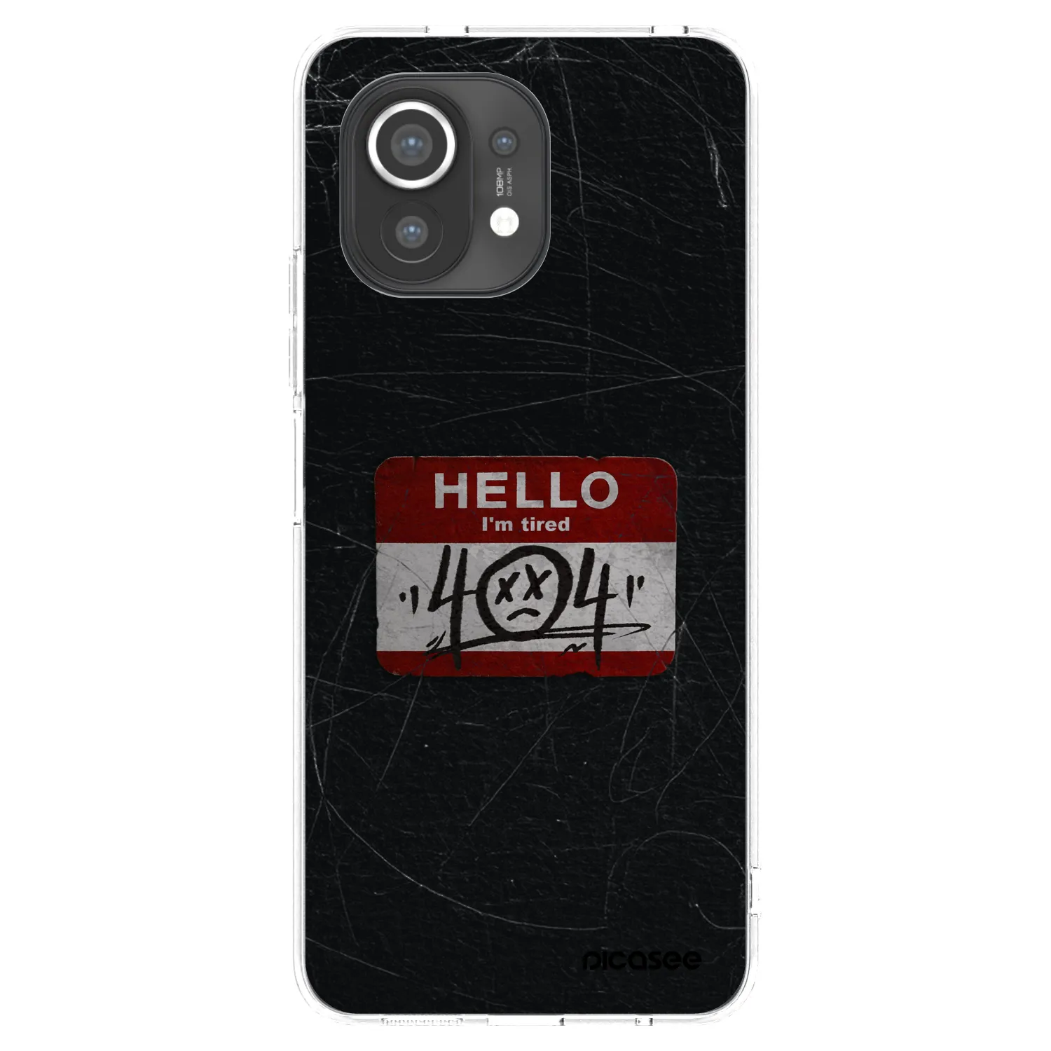 Picasee silikonski prozorni ovitek za Xiaomi Mi 11 - HELLO 404