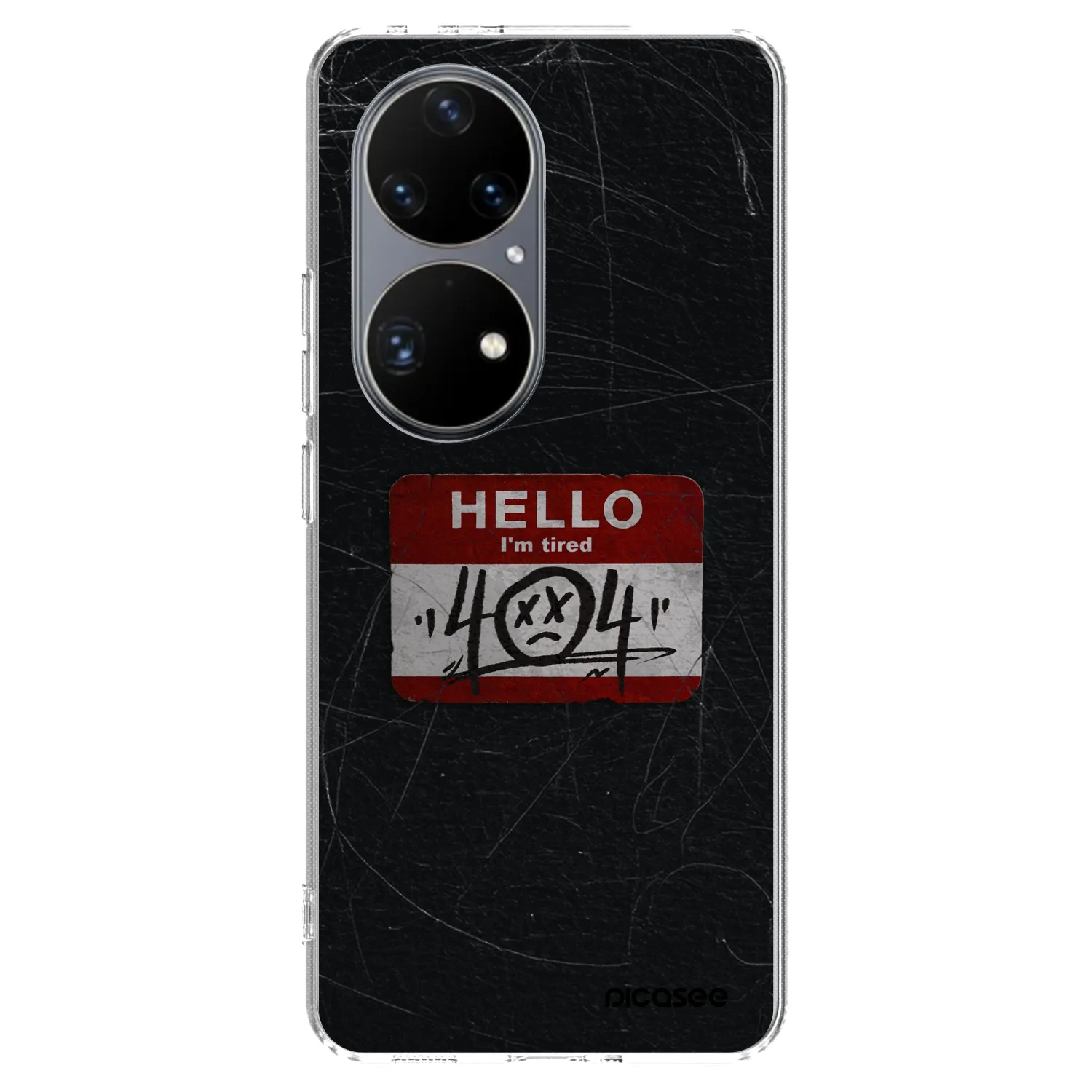 Picasee silikonski prozorni ovitek za Huawei P50 - HELLO 404