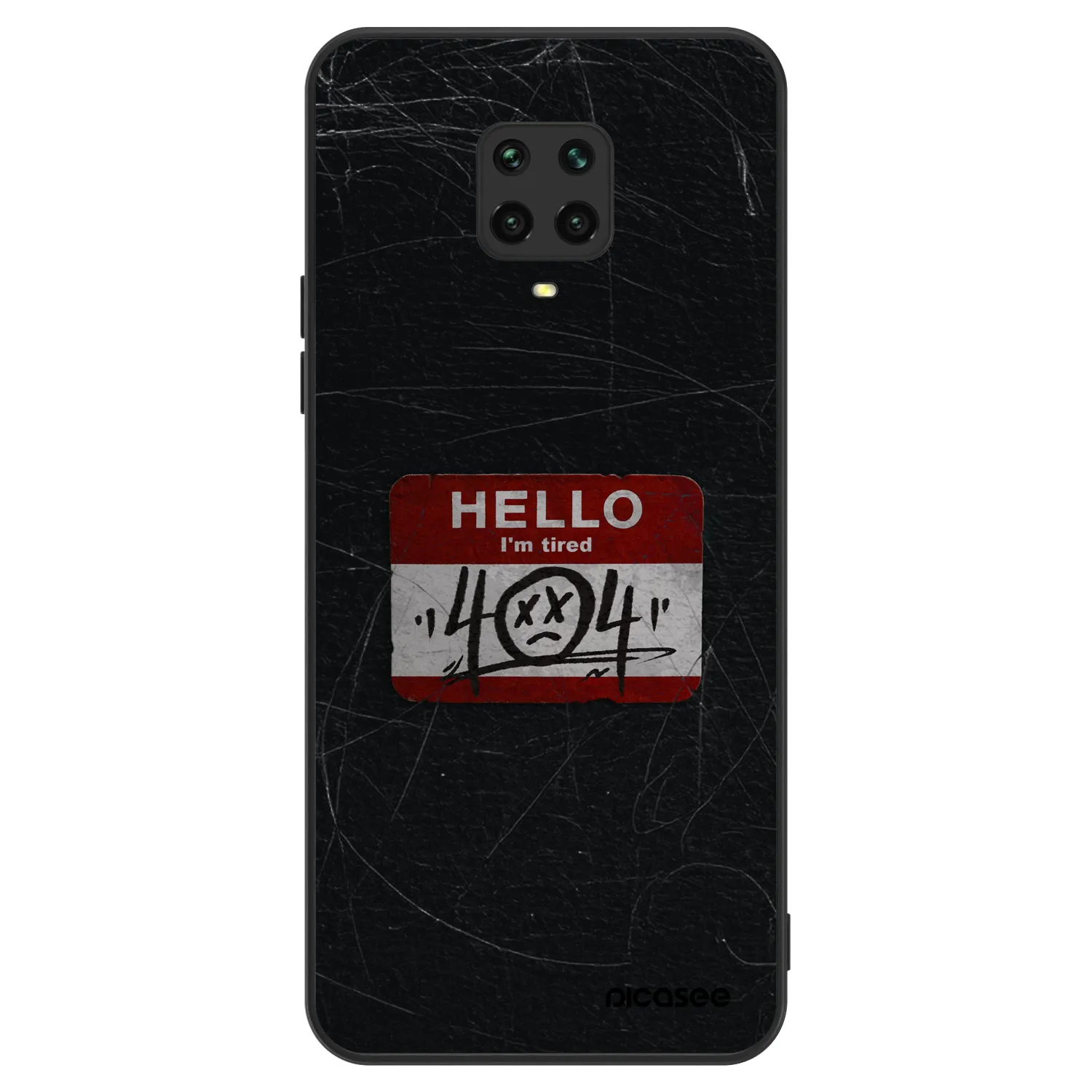 Picasee ULTIMATE CASE za Xiaomi Redmi Note 9S - HELLO 404