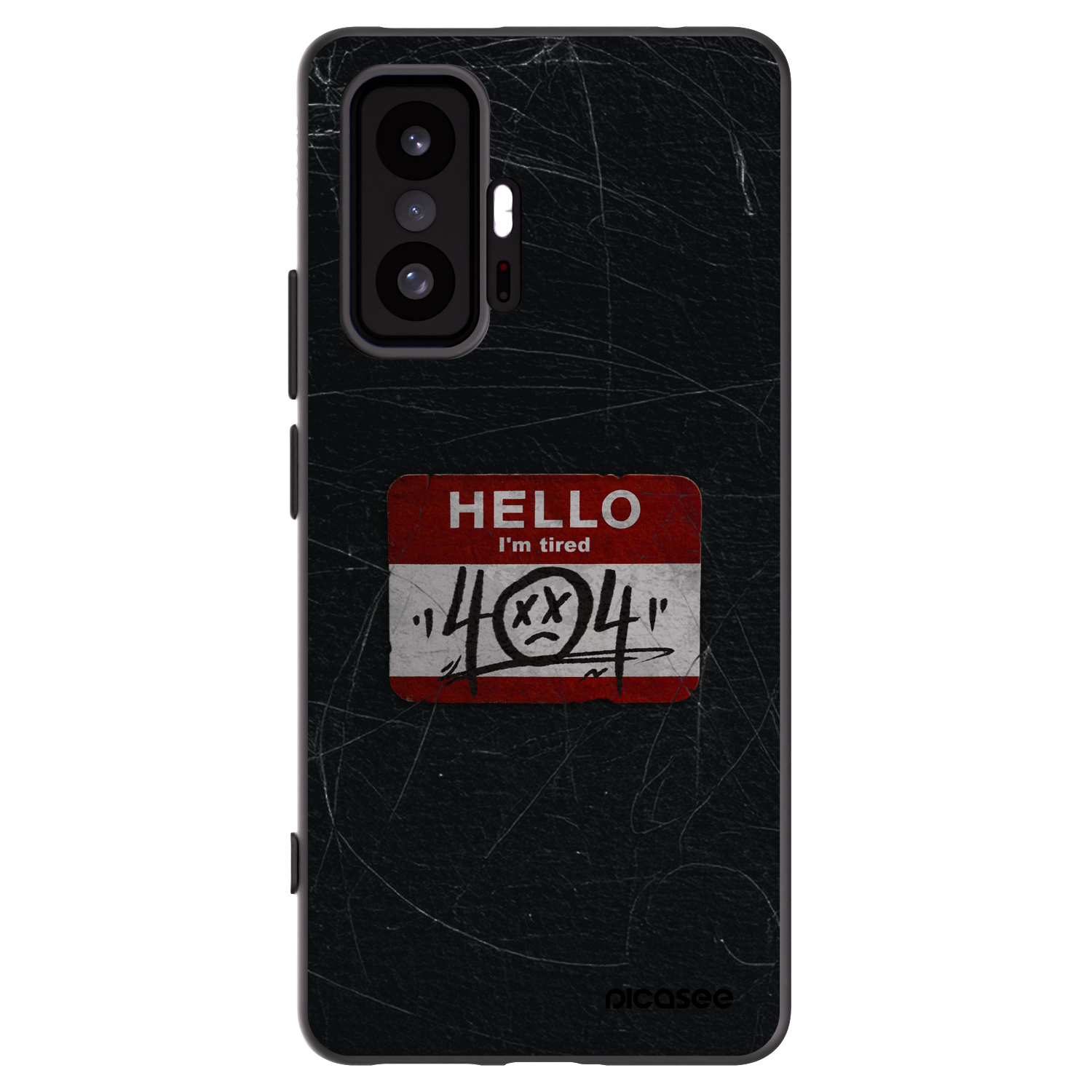 Picasee silikonski črni ovitek za Xiaomi 11T Pro - HELLO 404