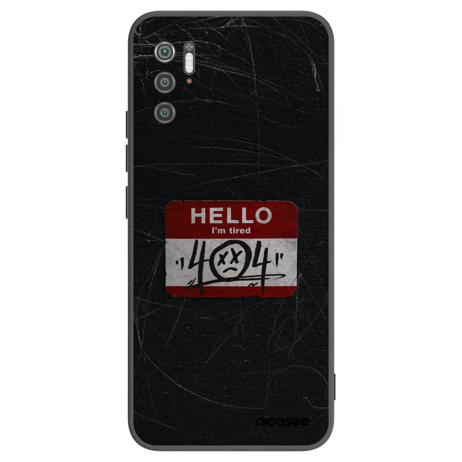 Picasee silikonski črni ovitek za Xiaomi Poco M3 Pro 5G - HELLO 404