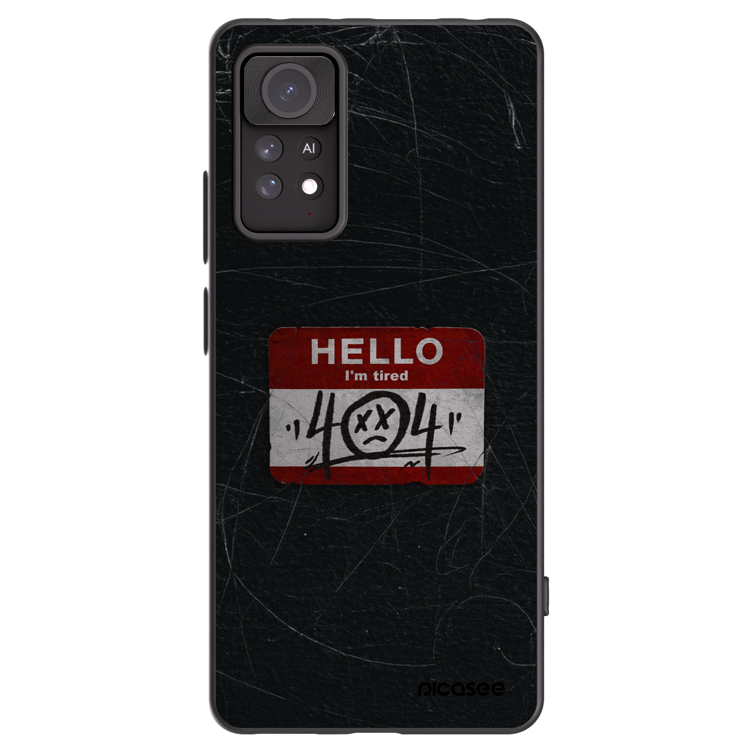 Picasee silikonski črni ovitek za Xiaomi Redmi Note 11 Pro - HELLO 404