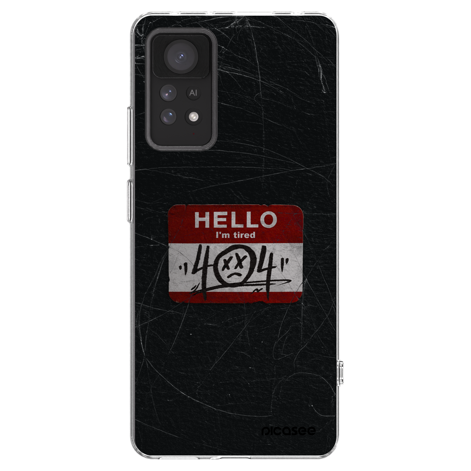 Picasee silikonski prozorni ovitek za Xiaomi Redmi Note 11 Pro - HELLO 404